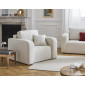 Miro - fauteuil en velours texturé|Fauteuil / Chauffeuse|BestMobilier