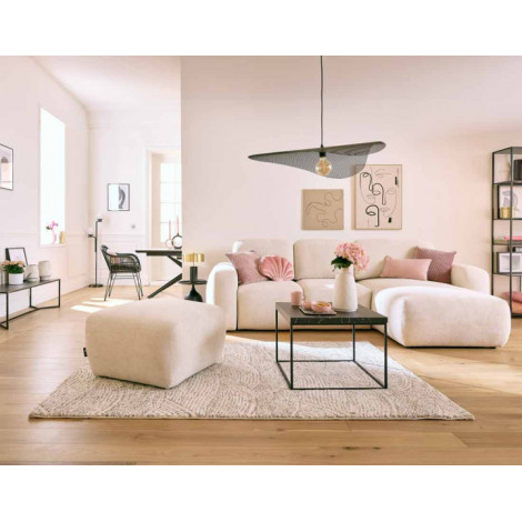 Sorrente - canapé d'angle réversible - convertible avec coffre - 4 places - en tissu texturé|Canape|BestMobilier