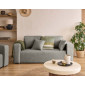 Topaze - canapé droit 2 places - en tissu bouclette|Canape|BestMobilier