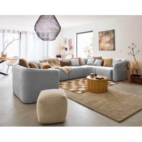 Ikare - canapé modulable panoramique - 7 places - en tissu|Canape|BestMobilier