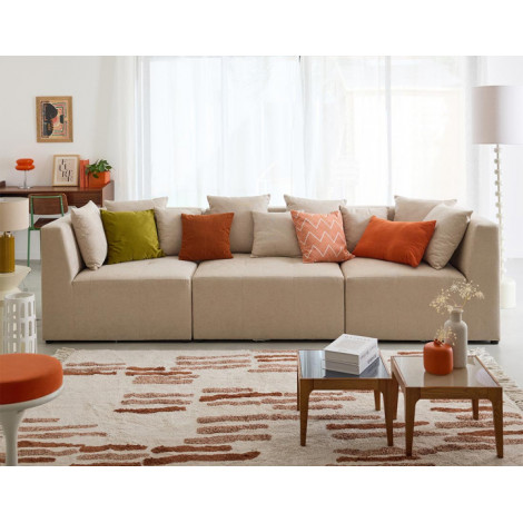 Amalfi - canapé modulable 3 places - en tissu|Canape|BestMobilier