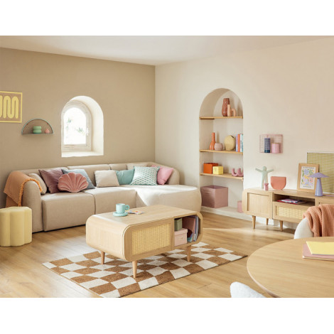 Ikare - canapé modulable d'angle droit - 4 places - en tissu|Canape|BestMobilier
