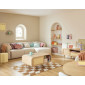 Ikare - canapé modulable d'angle droit - 4 places - en tissu|Canape|BestMobilier
