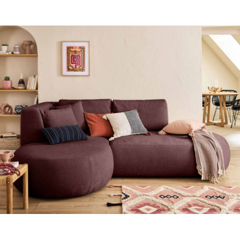 Santorini - module d'assise gauche - en tissu texturé|Canape|BestMobilier