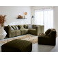 Nova - module d'assise gauche - en velours|Canape|BestMobilier