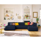 Onyx - canapé panoramique d'angle droit - 7 places - en tissu mailles 3D|Canape|BestMobilier