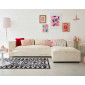Stella - canapé d'angle droit - 4 places - en fausse fourrure|Canape|BestMobilier