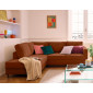 Jake - canapé d'angle gauche 5 places convertible en fausse fourrure|Canape|BestMobilier