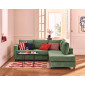 Jake - canapé déhoussable d'angle droit 5 places en velours texturé|Canape|BestMobilier