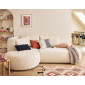 Santorini - canapé modulable d'angle gauche + pouf - 4 places - en tissu texturé|Canape|BestMobilier