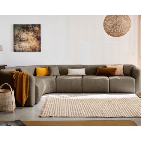 Ikare - canapé modulable d'angle gauche - 6 places - en tissu|Canape|BestMobilier