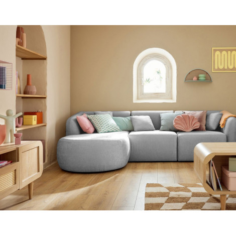 Ikare - module d'assise méridienne gauche - en tissu|Canape|BestMobilier