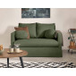 Serena - canapé droit déhoussable 2 places en tissu|Canape|BestMobilier