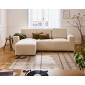 Livy - canapé d'angle réversible 4 places convertible avec coffre en fausse fourrure|Canape|BestMobilier