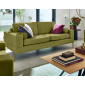 Isaure - canapé droit 3 places en velours|Canape|BestMobilier