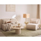 Onyx - canapé droit 2 places motif graphique en tissu|Canape|BestMobilier