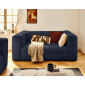 Suzano - canapé droit 2 places en tissu texturé|Canape|BestMobilier