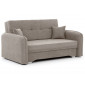 Michelle - canapé droit 3 places convertible avec coffre en velours|Canape|BestMobilier
