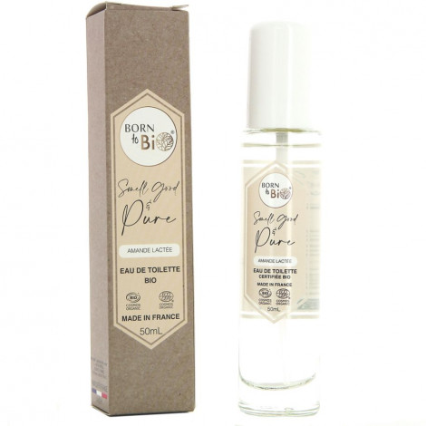 Born to bio - Eau de toilette certifie bio - Amande lactée - 50ml|Parfum Femme|FolieCosmectic