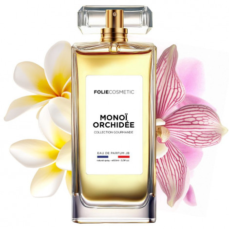 Folie Cosmetic - Monoï Orchidée Eau de Parfum JB Gourmande - 100ml|Parfum Femme|FolieCosmectic
