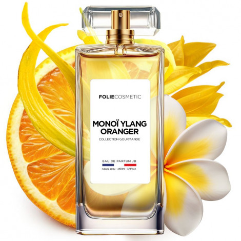 Folie Cosmetic - Monoï Ylang Oranger Eau de Parfum JB Gourmande - 100ml|Parfum Femme|FolieCosmectic