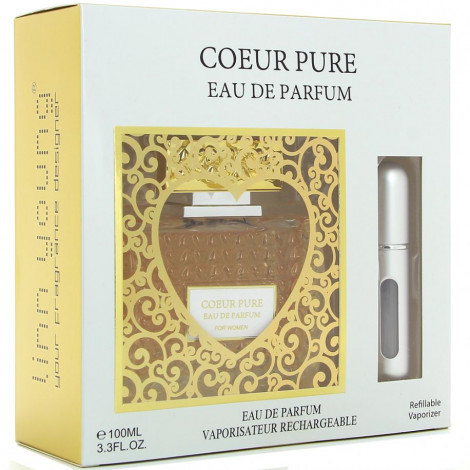 Linn Young - Coffret Coeur Pure Eau de parfum + vaporisateur|Parfum Femme|FolieCosmectic