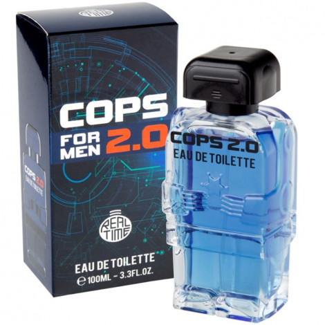 Real Time - Eau de Toilette Cops For men 2.0 - 100ml|Parfum Homme|FolieCosmectic