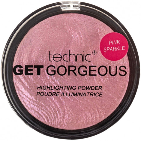 technic - Get Gorgeous Poudre Illuminatrice Pink Sparkle - 6g|Teint|FolieCosmectic