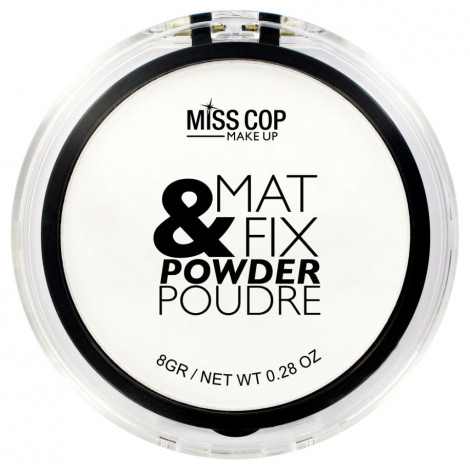 Miss cop - Mat & Fix Poudre de fintion - 8g|Teint|FolieCosmectic