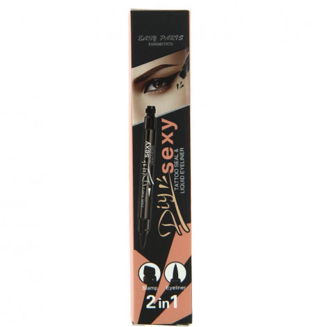 Easy Paris - Eyeliner noir avec tampon angle|Yeux|FolieCosmectic
