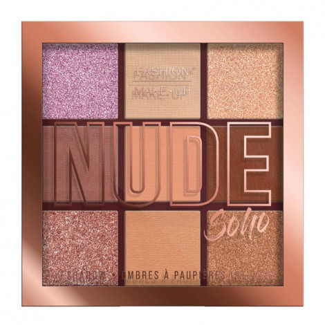 Fashion Make-up - Palette yeux Nude - n°05 Soho - 9x1g|Yeux|FolieCosmectic