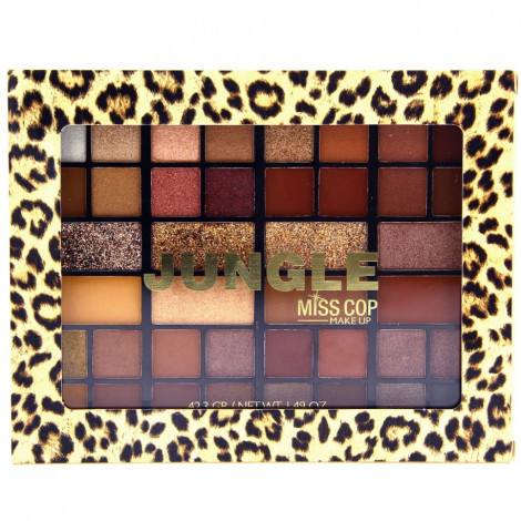 Miss Cop - Palette Jungle - 40 fards à paupières|Yeux|FolieCosmectic