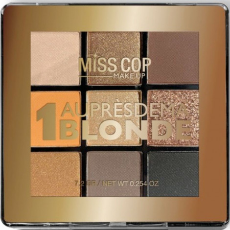 Miss Cop - Palette 9 fards à paupières 1 Blonde - 7,2g|Yeux|FolieCosmectic