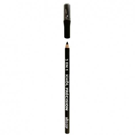 Miss Cop - Crayon noir khôl précision 2 en 1 - 1,8g|Yeux|FolieCosmectic