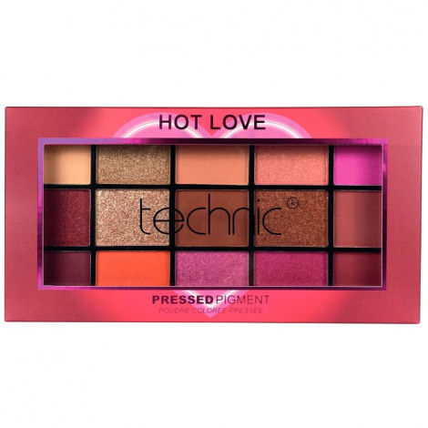 technic - Palette 15 fards à paupières Hot Love - 30g|Yeux|FolieCosmectic