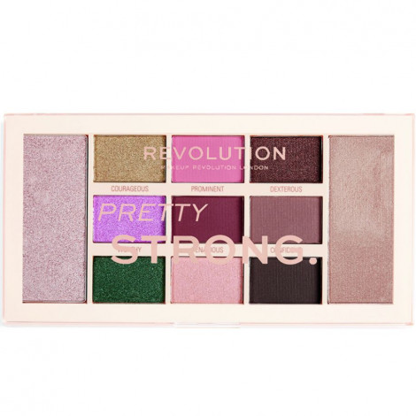 Revolution - Palette Pretty Strong 9 fards à paupières & 2 illuminateurs|Yeux|FolieCosmectic