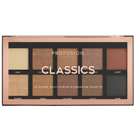 Profusion - Palette Classics 10 fards à paupières - 16g|Yeux|FolieCosmectic