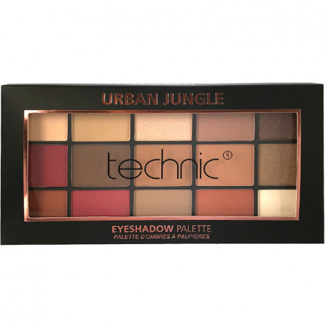 technic - Palette de 15 couleurs pour les yeux Urban jungle|Yeux|FolieCosmectic