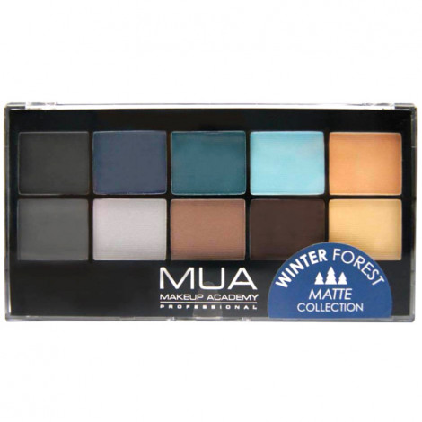 MUA - Palette 10 Fards à paupières Winter Forest Matte - 10g|Yeux|FolieCosmectic