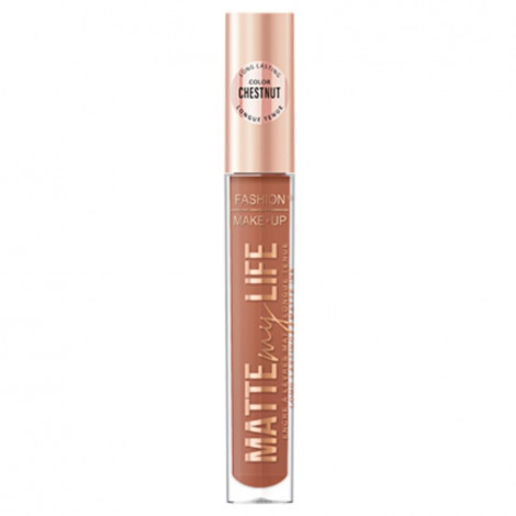 Fashion Make-up - Brillant à lèvres Mat Longue tenue - n°11 Chestnut - 4ml|Lèvres|FolieCosmectic
