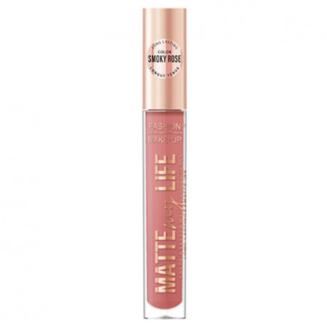 Fashion Make-up - Brillant à lèvres Mat Longue tenue - n°10 Smoky rose - 4ml|Lèvres|FolieCosmectic