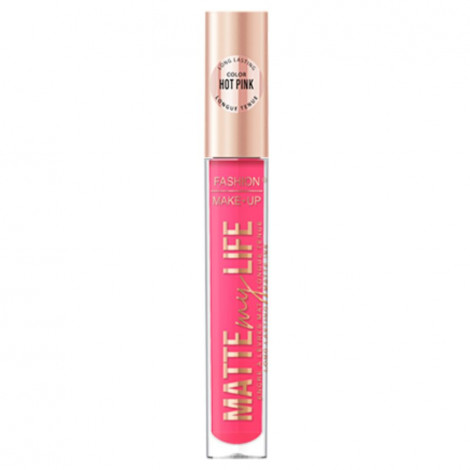 Fashion Make-up - Brillant à lèvres Mat Longue tenue - n°04 Hot pink - 4ml|Lèvres|FolieCosmectic