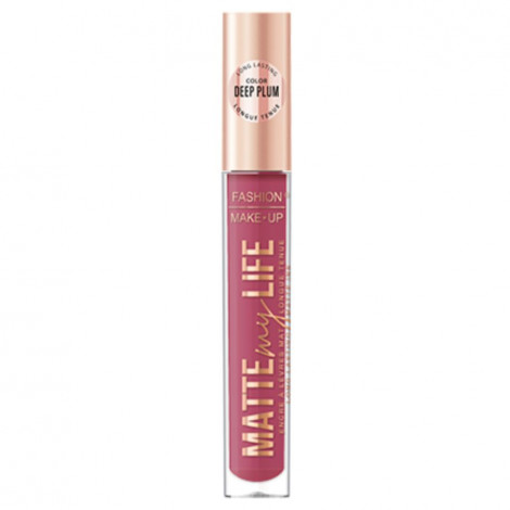 Fashion Make-up - Brillant à lèvres Mat Longue tenue - n°02 Deep plum - 4ml|Lèvres|FolieCosmectic