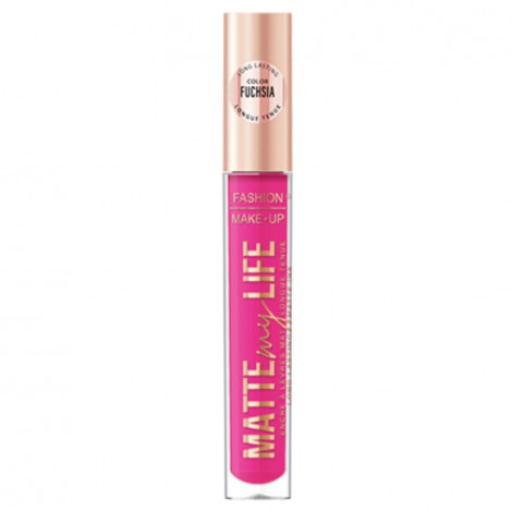 Fashion Make-up - Brillant à lèvres Mat Longue tenue - n°01 fuchsia - 4ml|Lèvres|FolieCosmectic