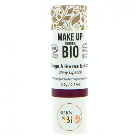 Born to bio - Rouge à lèvres brillant bio - N°6 Prune|Lèvres|FolieCosmectic