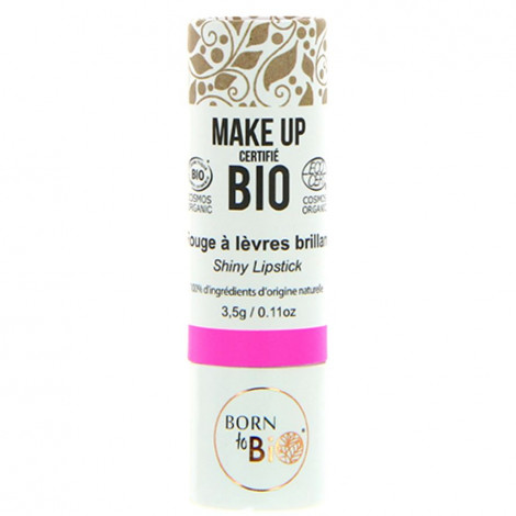 Born to bio - Rouge à lèvres brillant bio - N°3 Rose fuchsia|Lèvres|FolieCosmectic