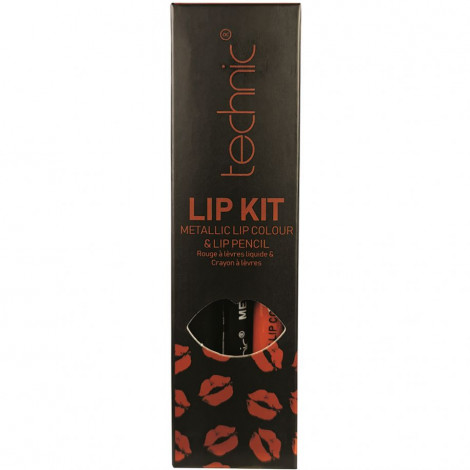 technic - kit lèvres Metallic - Spiced Pumpkin|Lèvres|FolieCosmectic