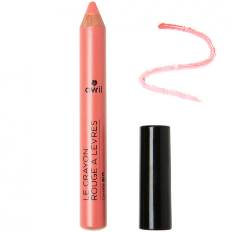 Avril - Crayon rouge à lèvres Bois de rose - Certifié bio|Lèvres|FolieCosmectic