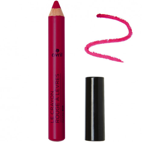Avril - Crayon rouge à lèvres Violine - Certifié bio|Lèvres|FolieCosmectic