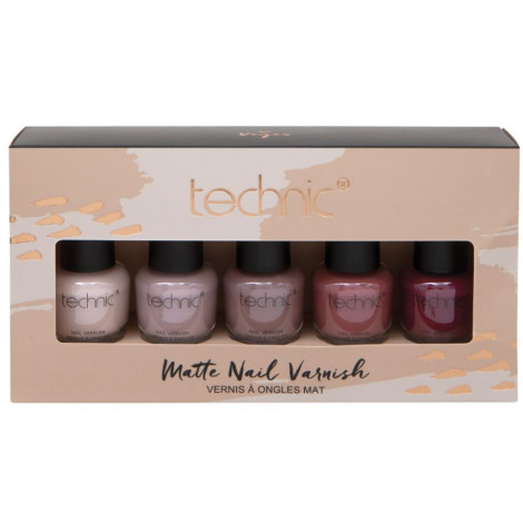 technic - Coffret de 5 vernis à ongles Mat - 60ml|Ongles|FolieCosmectic